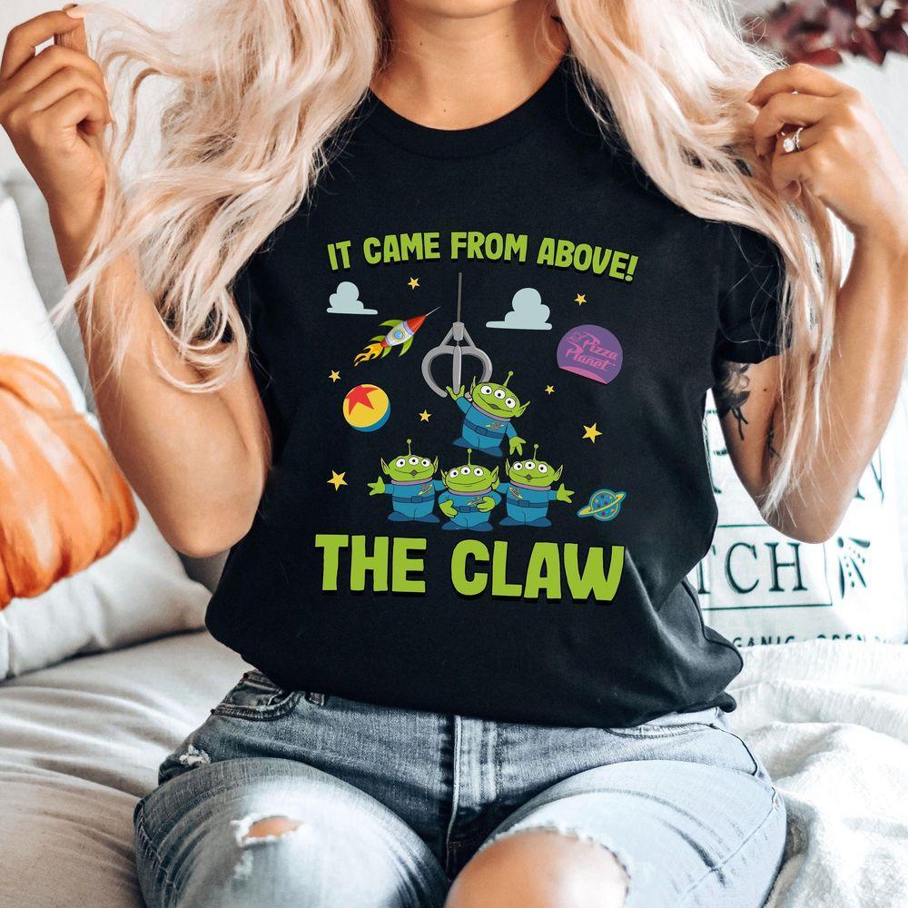 Disney Pixar Toy Story Aliens It Came From Above The Claw Shirt Toy Story Land Shirt Disney Family Vacation Little Green Aliens Shirt Limited Edition Tshirt